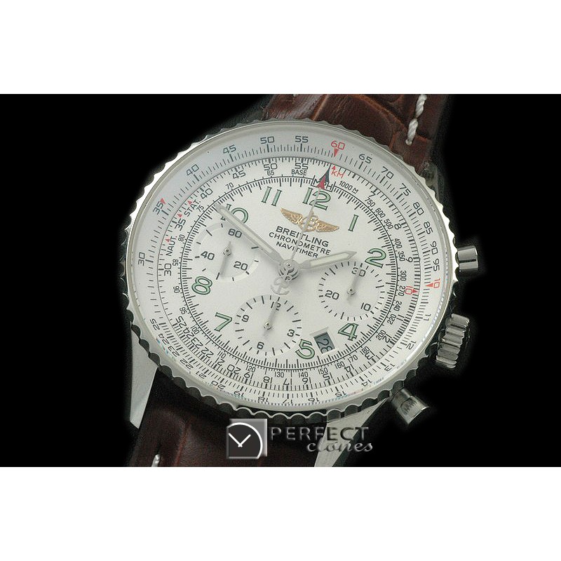 BLN01-106L Navitimer 01 SS/LE White Num Asian 7750 28800
