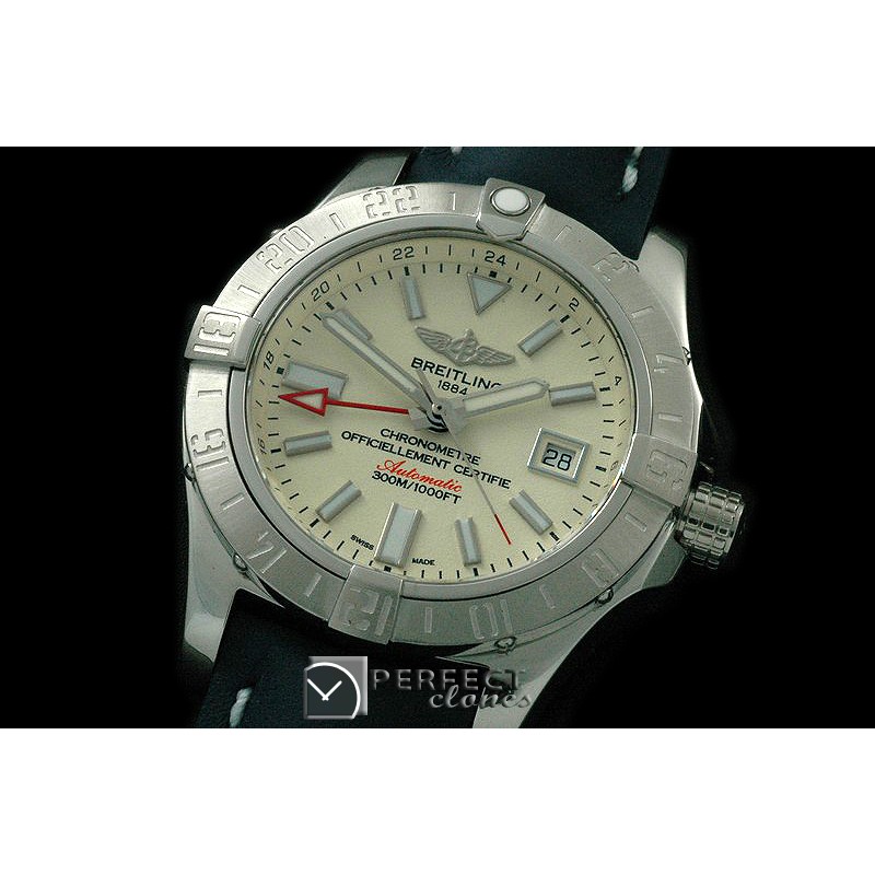 BLSW00051L Seawolf II GMT 2015 SS/LE White Stick A-2836