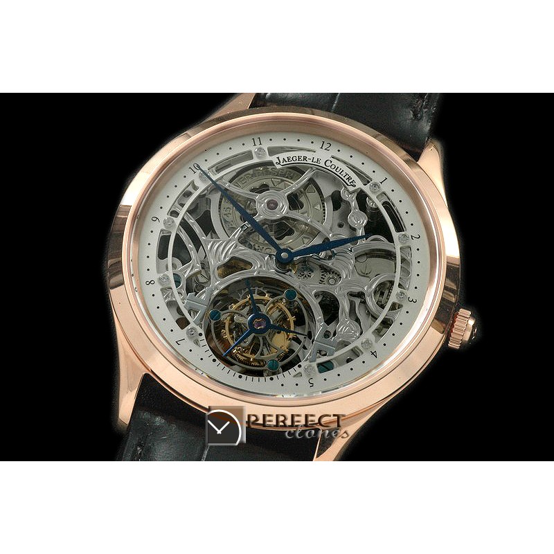 0JL00766 Master Skeleton Tourbillon RG/LE White Flying Tourbillo