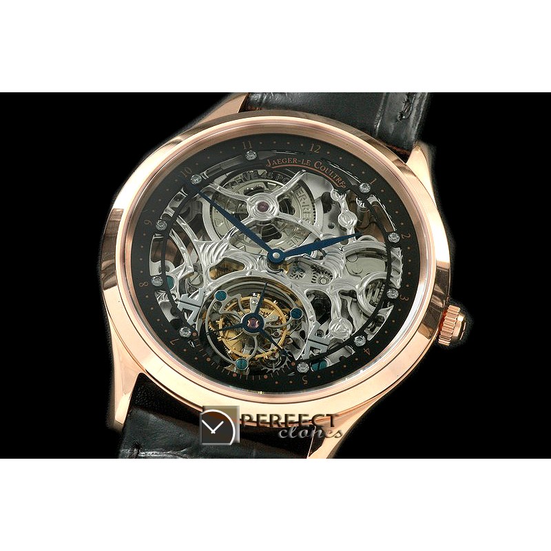 0JL00767 Master Skeleton Tourbillon RG/LE Black Flying Tourbillo