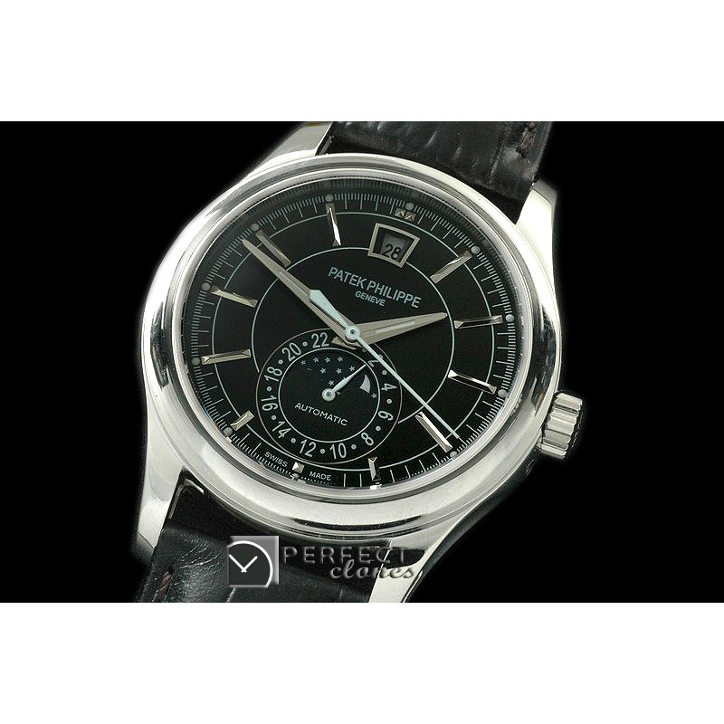 PP5205-102 Classic Complications SS/LE Black M-9100