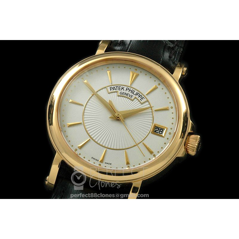 PP00606 5153 Calastrava YG/LE Wht M-9015