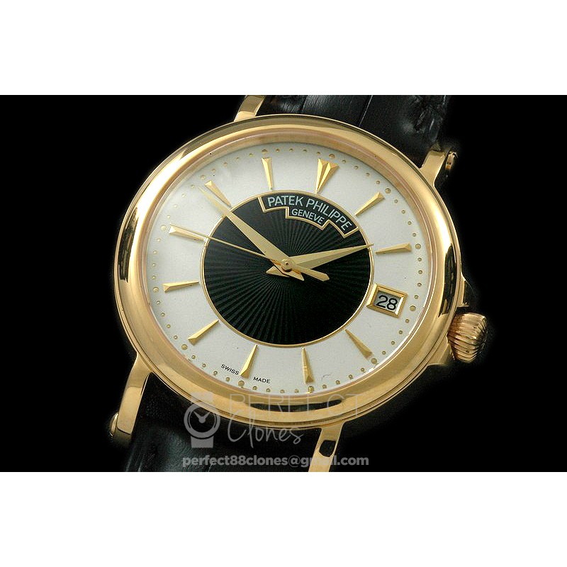 PP00607 5153 Calastrava YG/LE Wht/Blk M-9015