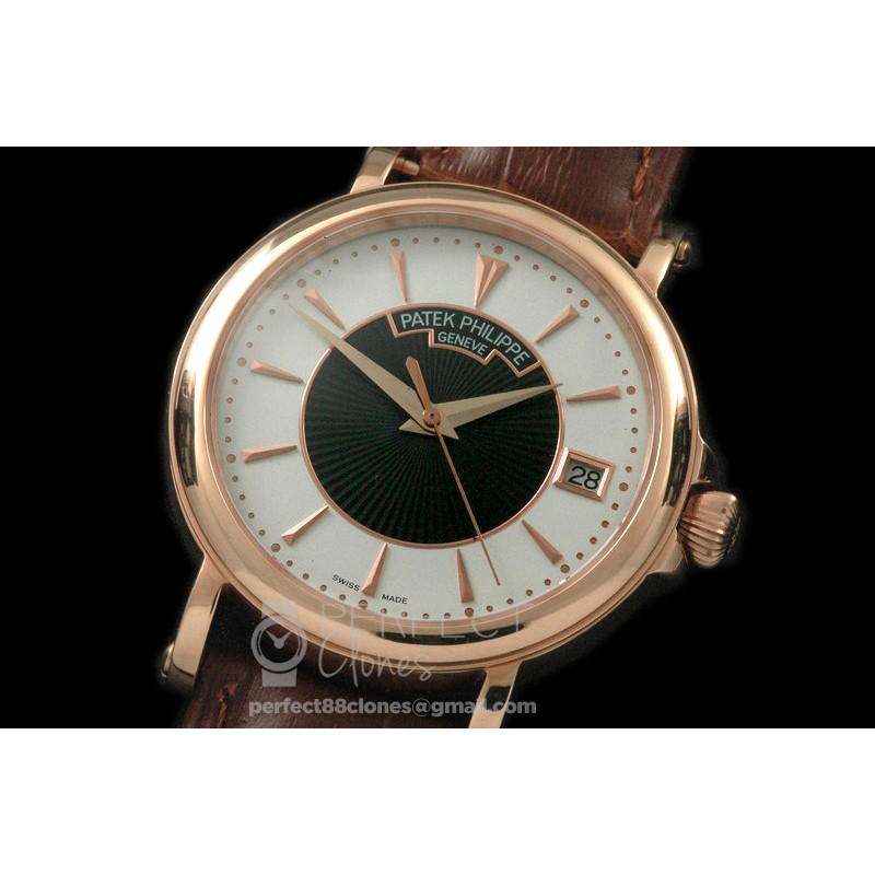 PP00612 5153 Calastrava RG/LE Wht/Blk M-9015
