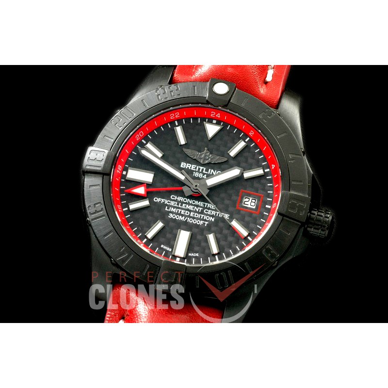 BLSW00063L Seawolf II GMT 2015 PVD/LE Black Stick A-2836