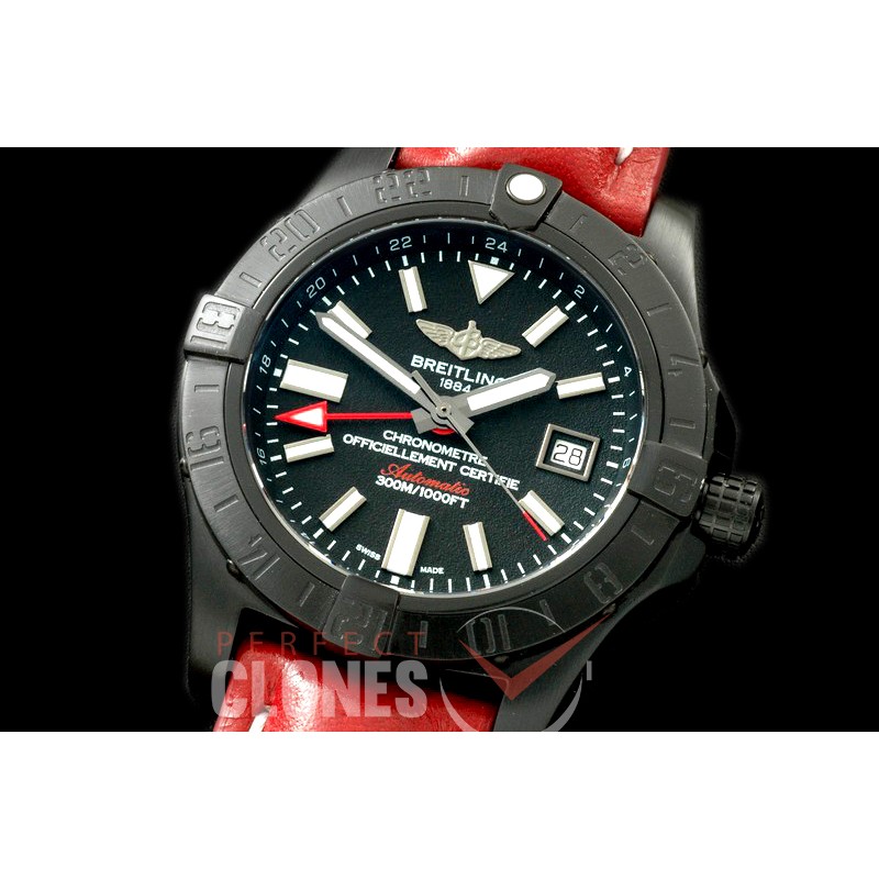 BLSW00062L Seawolf II GMT 2015 PVD/LE Black Stick A-2836