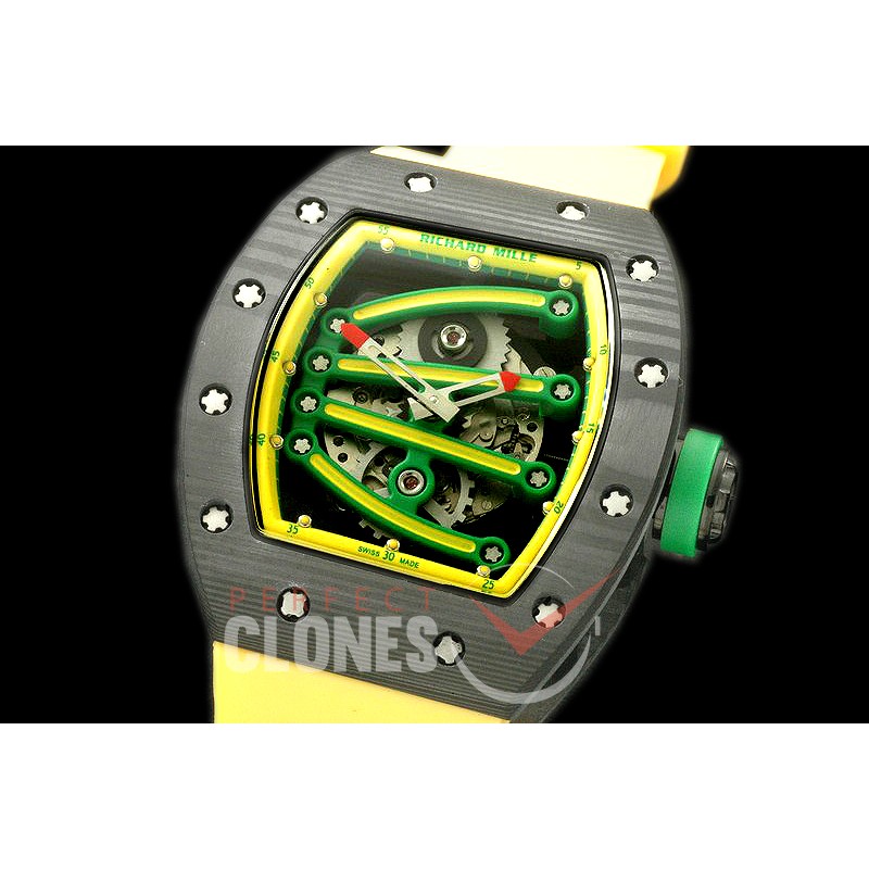 RM059-01-106 Yohan Blake Tourbillon Green NTPT/RU Asian H/W
