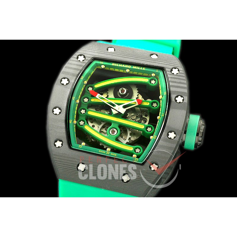 RM059-01-107 Yohan Blake Tourbillon Green NTPT/RU Asian H/W