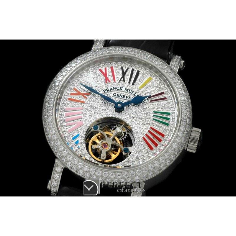 FMRD01002 Ronde Crazy Colours SS/LE Diam Roman Tourbillon