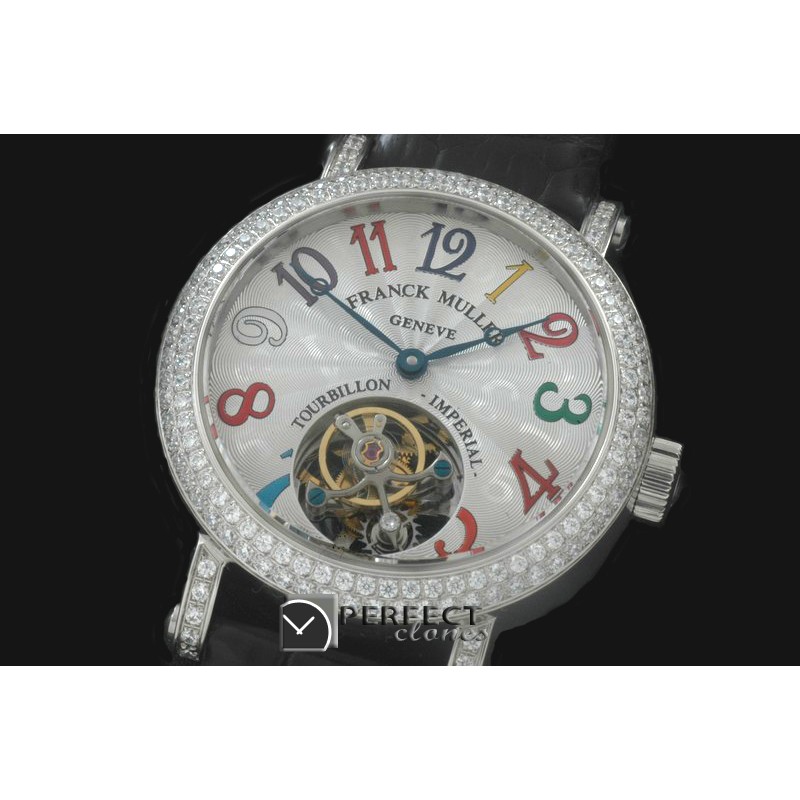 FMRD01011 Ronde Crazy Colours SS/LE White Arabic Tourbillon