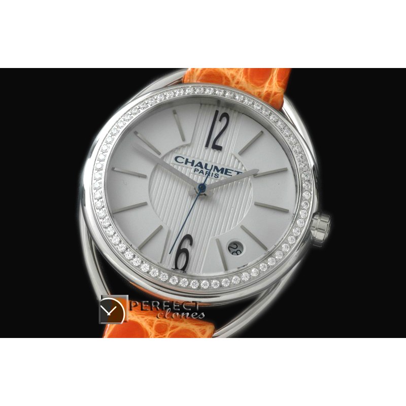CT10032D Liens Ladies SS/LE White Swiss Eta Qtz c/w boxset