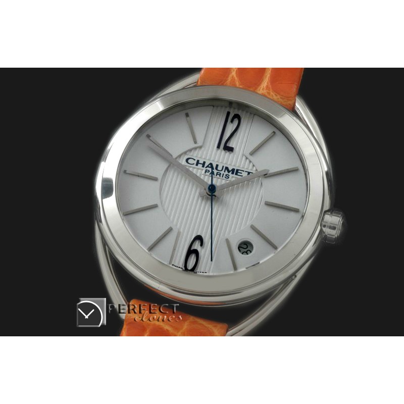 CT10032 Liens Ladies SS/LE White Swiss Eta Qtz c/w boxset