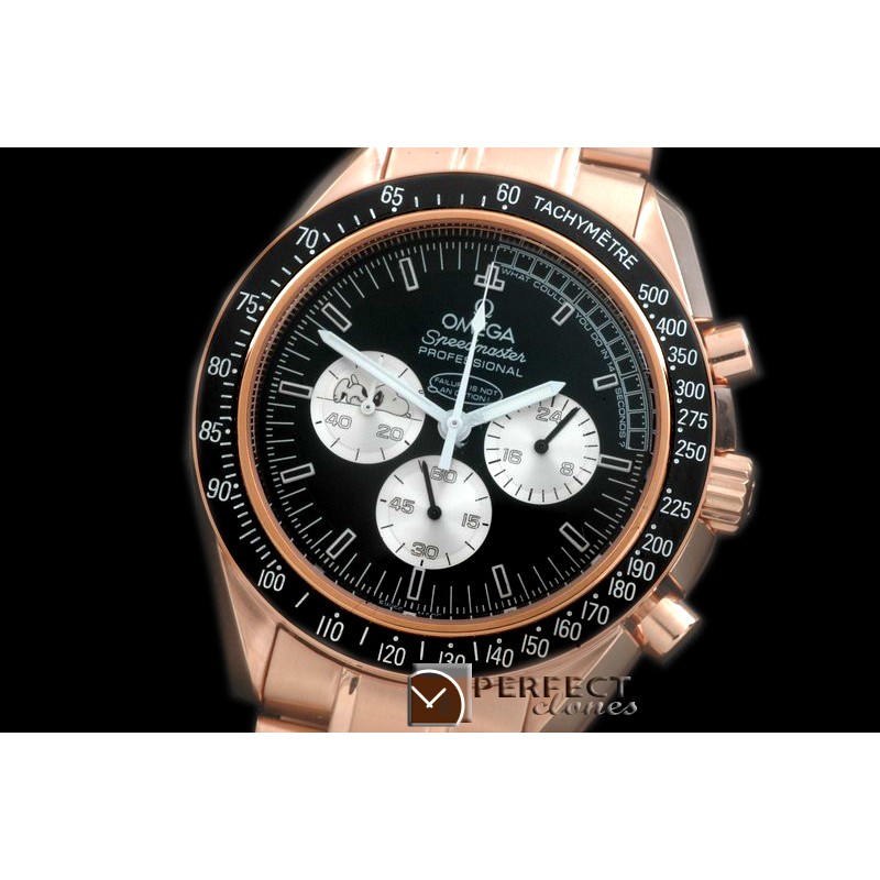 OMSP00172A Speedmaster Snoppy RG/RG BlackOS2Quartz