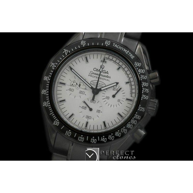 OMSP00166A Speedmaster Snoppy PVD/PVD White OS2Quartz