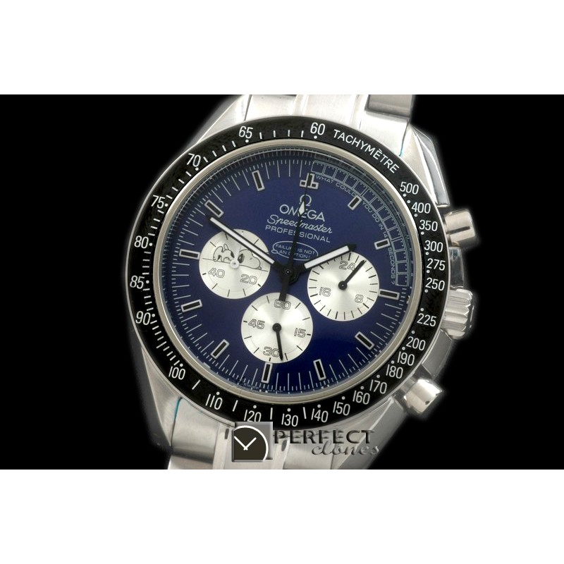 OMSP00163S Speedmaster Snoppy SS/SS Blue OS2Quartz