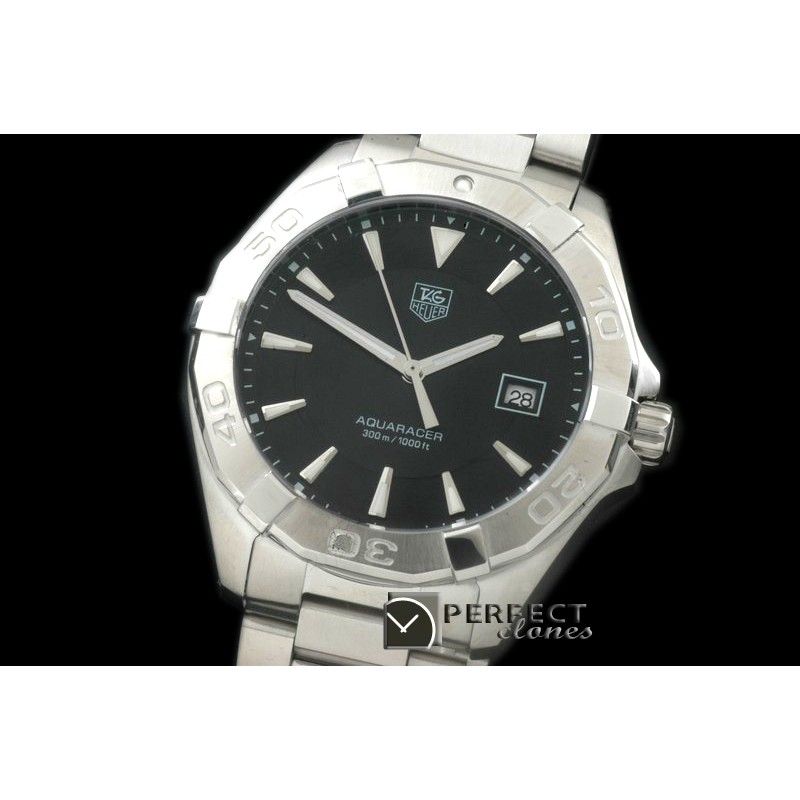 TGAQ01022 AquaRacer 300M SS/SS Black Jap Qtz