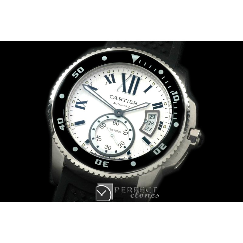 CARCC00181R Calibre de Cartier Diver SS/RU White 2813