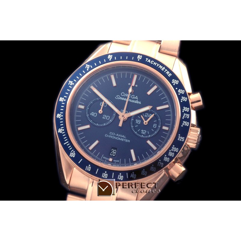 OMSP00214S Speedmaster RG/RG Blue OS2Quartz
