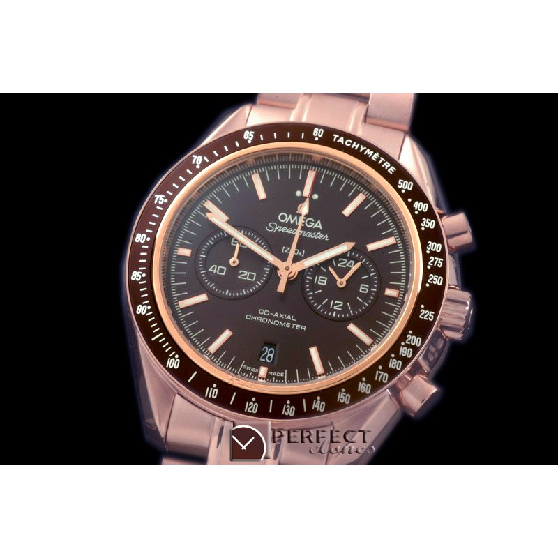 OMSP00215S Speedmaster RG/RG Brown OS2Quartz
