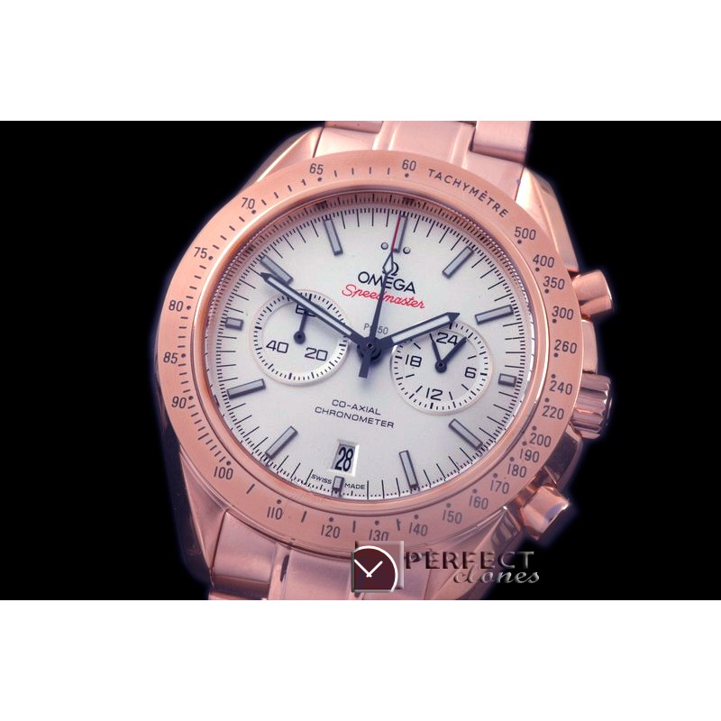 OMSP00216S Speedmaster RG/RG White OS2Quartz