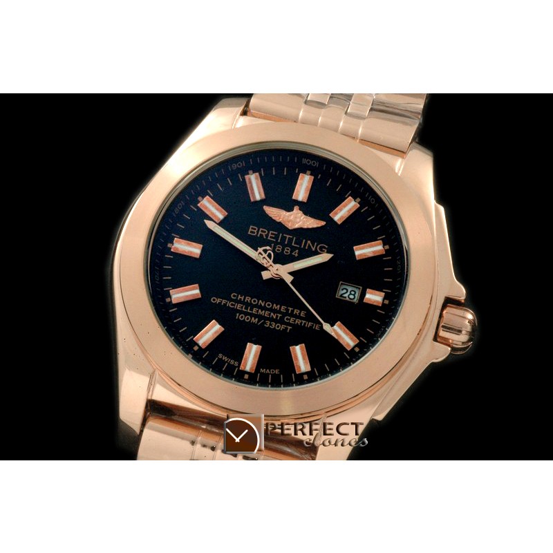 BLGT01062 Galactic Sleek T Men RG/RG Black Jap Qtz