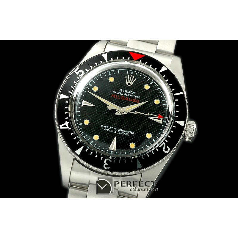 RLMV-50-102 6541 Milgauss SS/SS Black A-2836