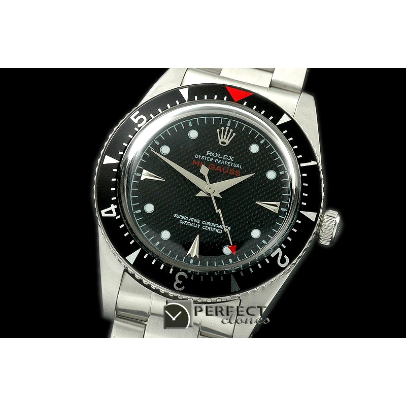 RLMV-50-101 6541 Milgauss SS/SS Black A-2836