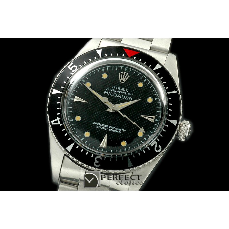 RLMV-50-104 6541 Milgauss SS/SS Black A-2836