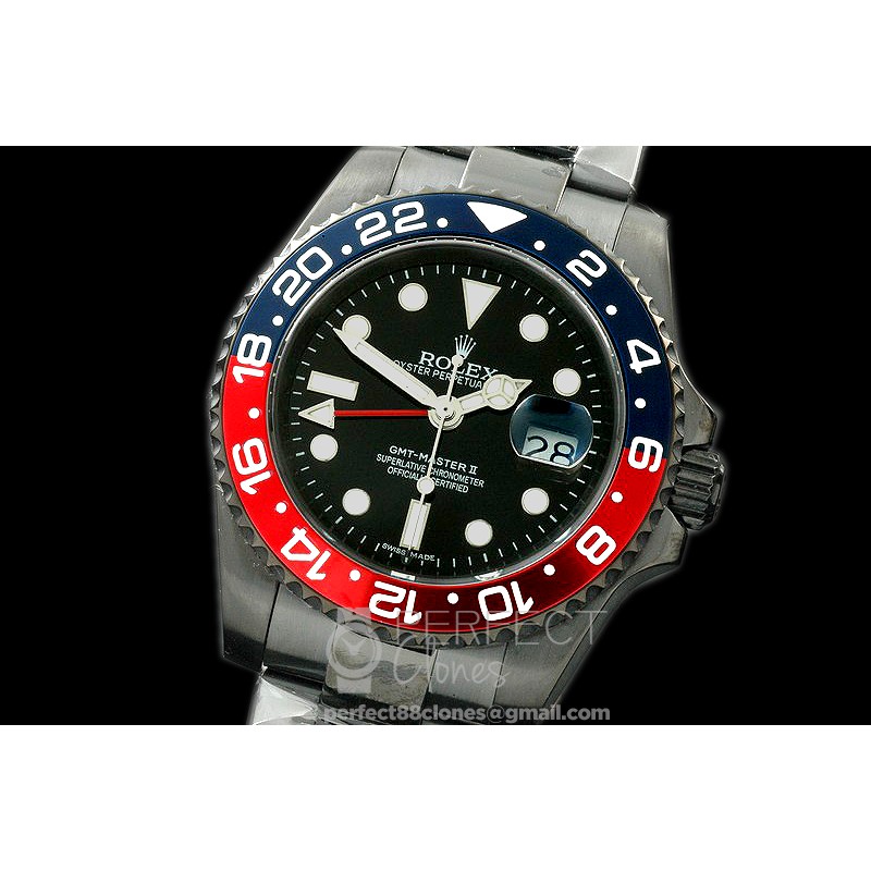 RLGSP10002 Pro Hunter Red/Blue GMT PVD Asian 2813