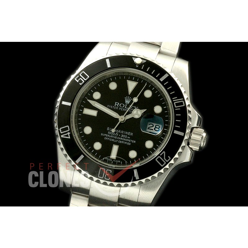 RLSS00188 SKY-F Submariner 116610 SS Black A-2813