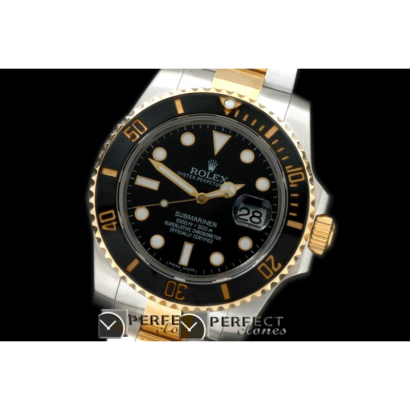 RLST00001 116613 Black TT Sub Swiss 2836/3135