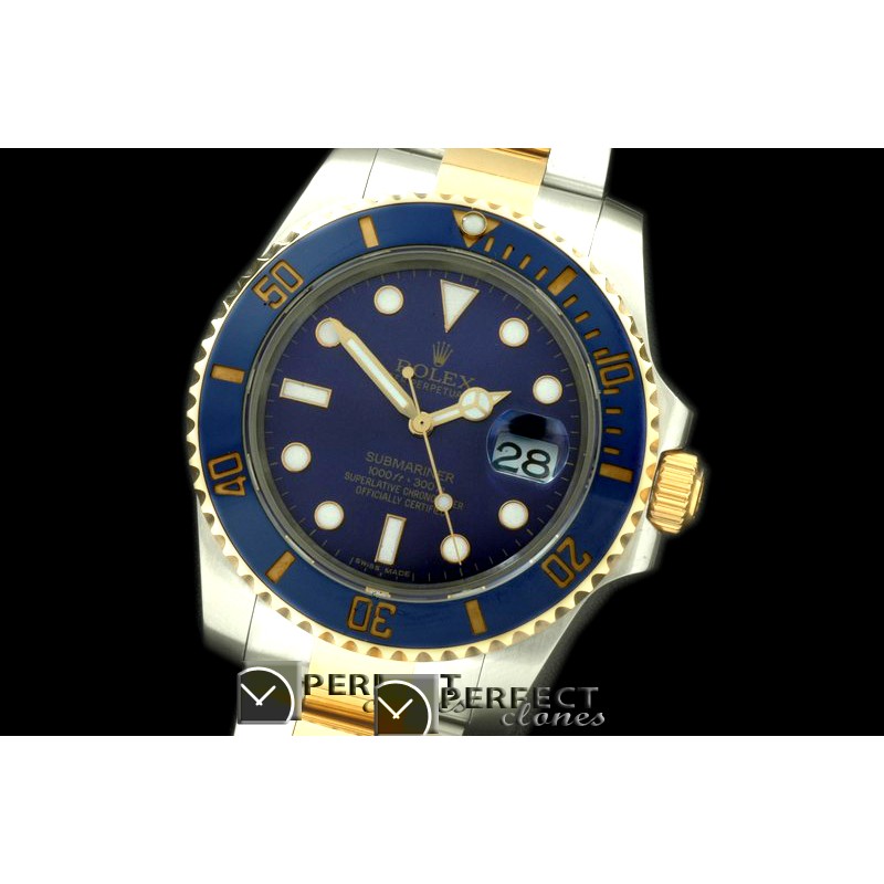 RLST00003W 116613 Blue 14K TT Sub Swiss 2836/3135