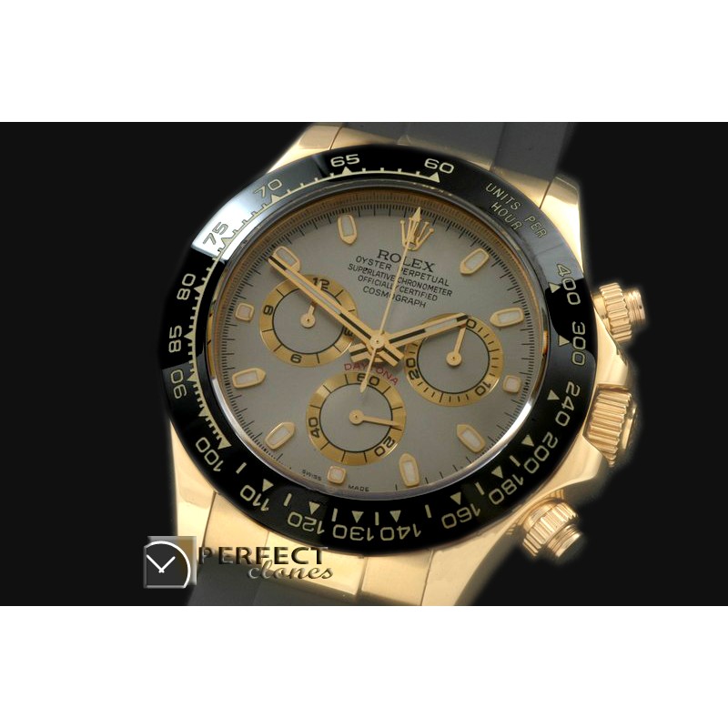 RLDF01063R Daytona 116528 YG/RU Grey Stk A-775Sec@6 28800