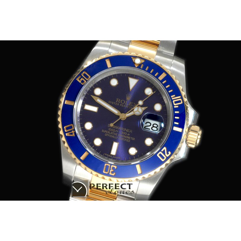 RLST-18K-102 116613 Blue TT Sub Swiss 2836
