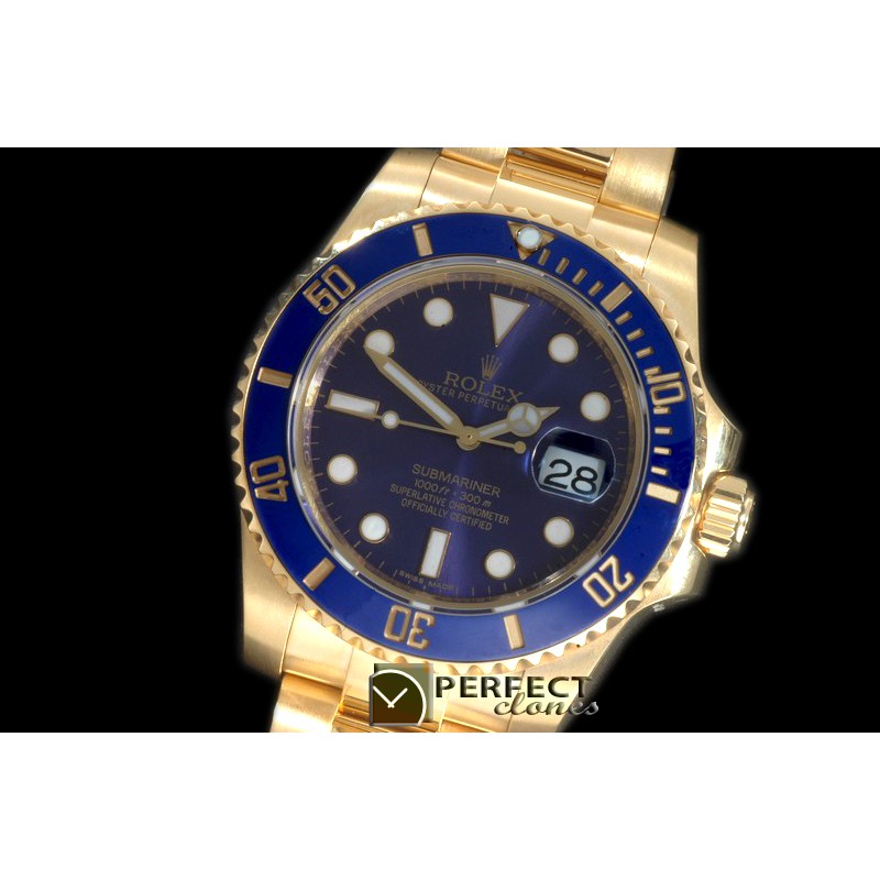 RLSF-18K-102 116619 Blue FG Sub Swiss 2836
