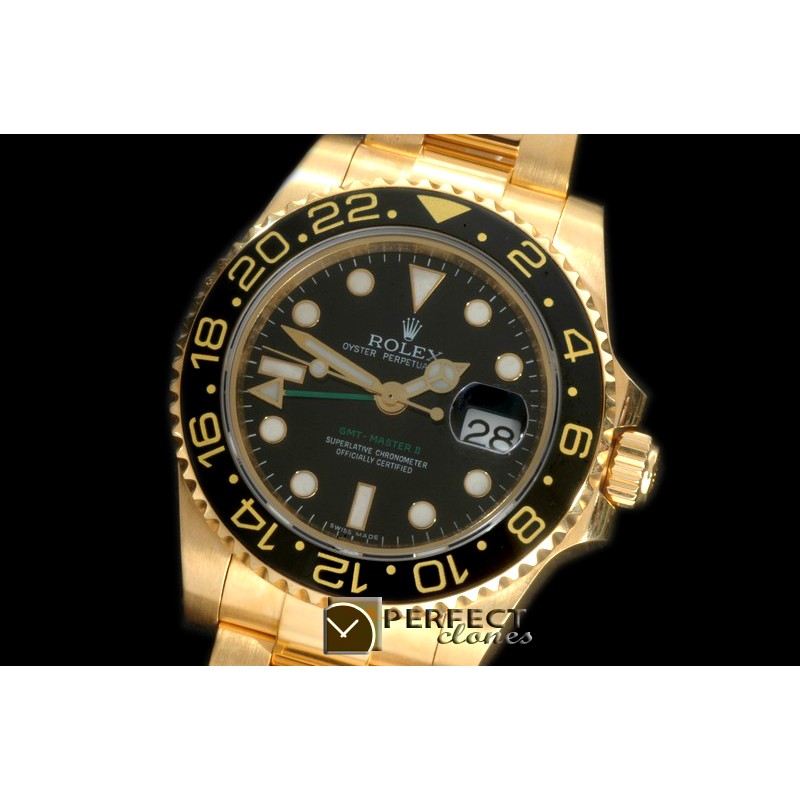 RLGF-18K-101 116718 Black TT GMT Swiss 2836