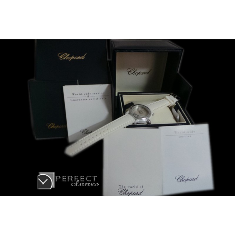 CPHP00101 Happy Sports Ladies Limited Ed Cer/RU Wht Swiss Qtz
