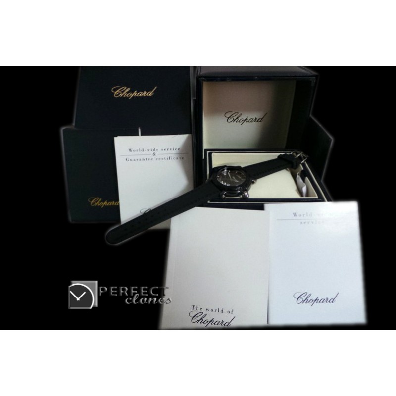 CPHP00102 Happy Sports Ladies Limited Ed Cer/RU Blk Swiss Qtz