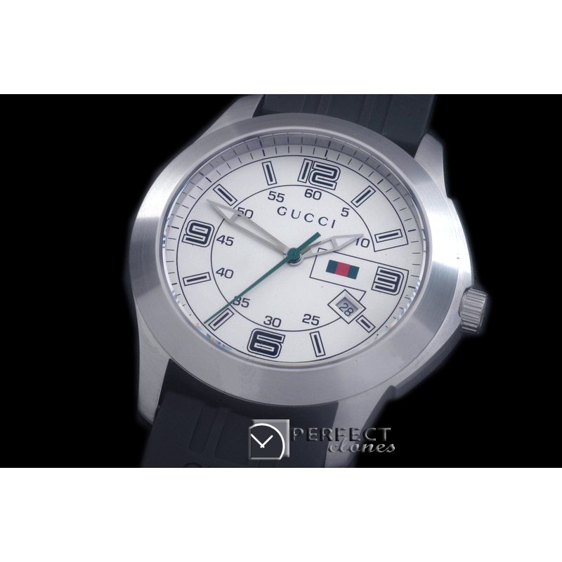 GU-TI-201L G-Timeless Men SS/LE White Swiss Quartz