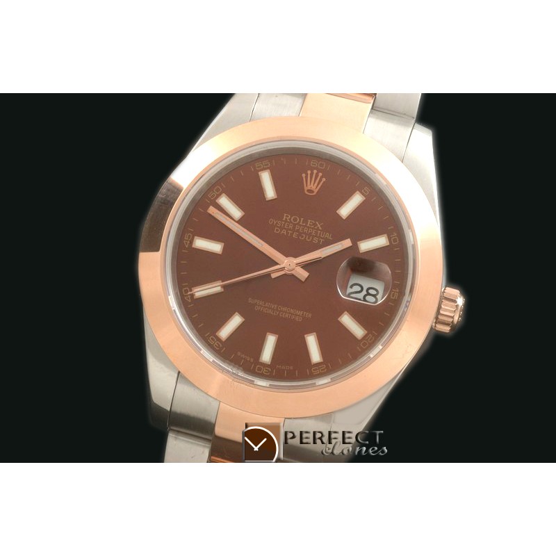 R41DJTR00206 SS/RG Oyster Smooth Brown Sticks Asian 2836
