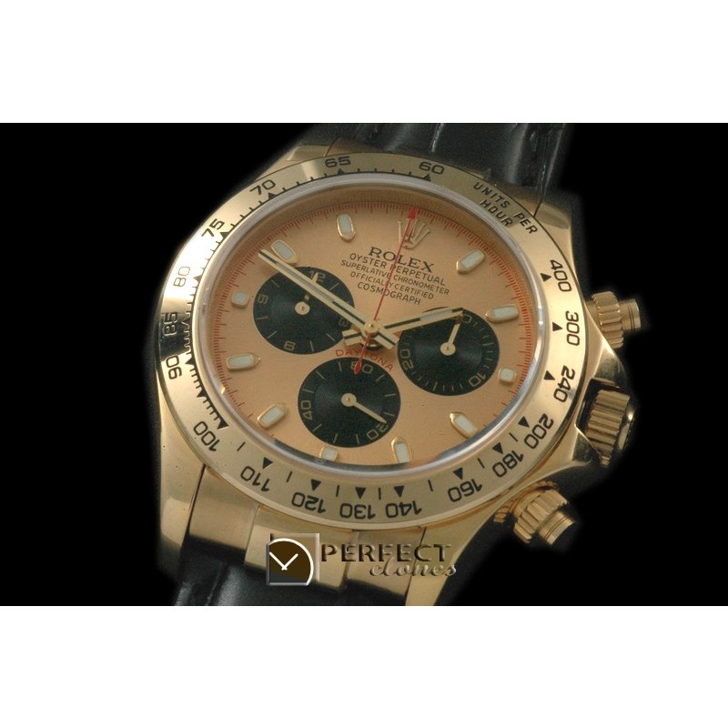RLDF00107AL Daytona 116508 YG/LE Gold Stk A-7750/4130