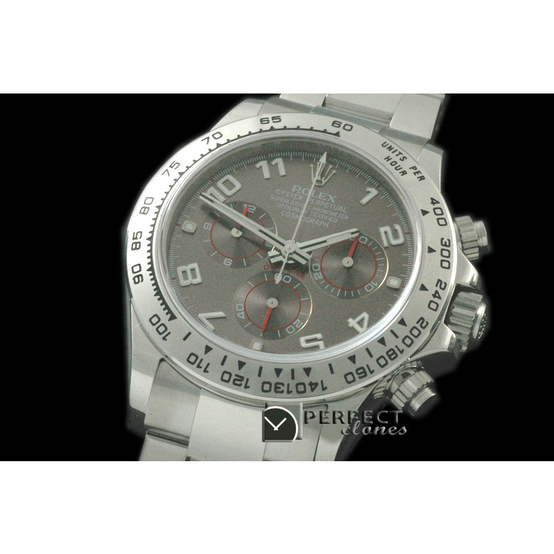 RLDS00114A Daytona 116509 SS/SS Grey Num A-7750/4130