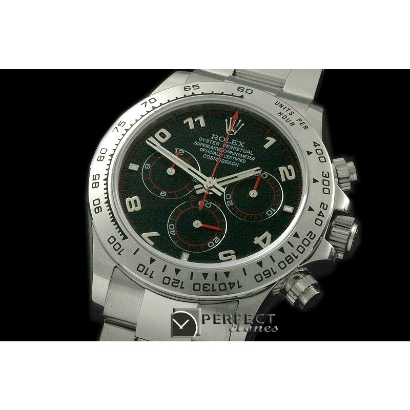 RLDS00112A Daytona 116509 SS/SS Black Num A-7750/4130