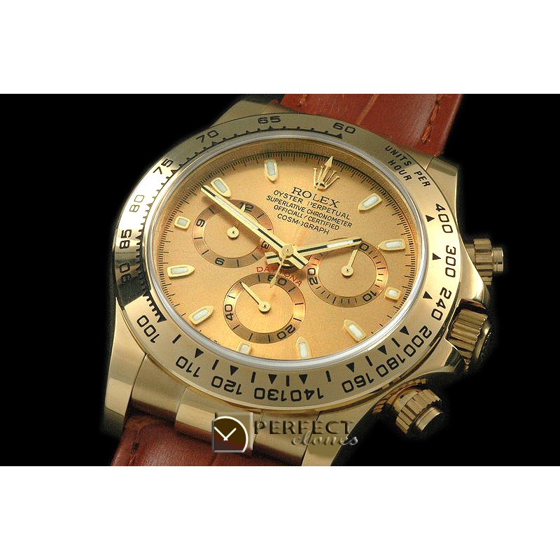 RLDF00104AL Daytona 116503 YG/LE Gold Stk A-7750/4130