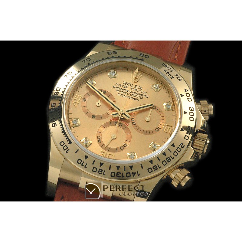 RLDF00124AL Daytona 116508 YG/LE Gold Diam A-7750/4130