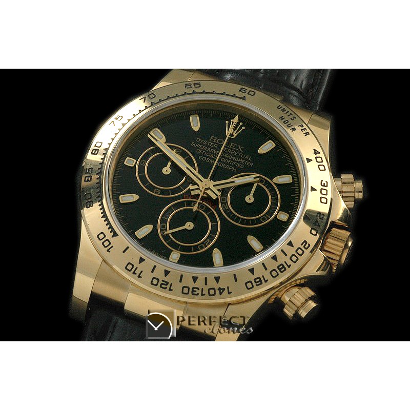 RLDF00105AL Daytona 116503 YG/LE Black Stk A-7750/4130