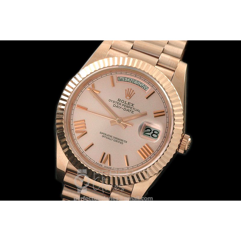 R40DDR10034 228235 SS/SS Rose Gold Roman A-2836