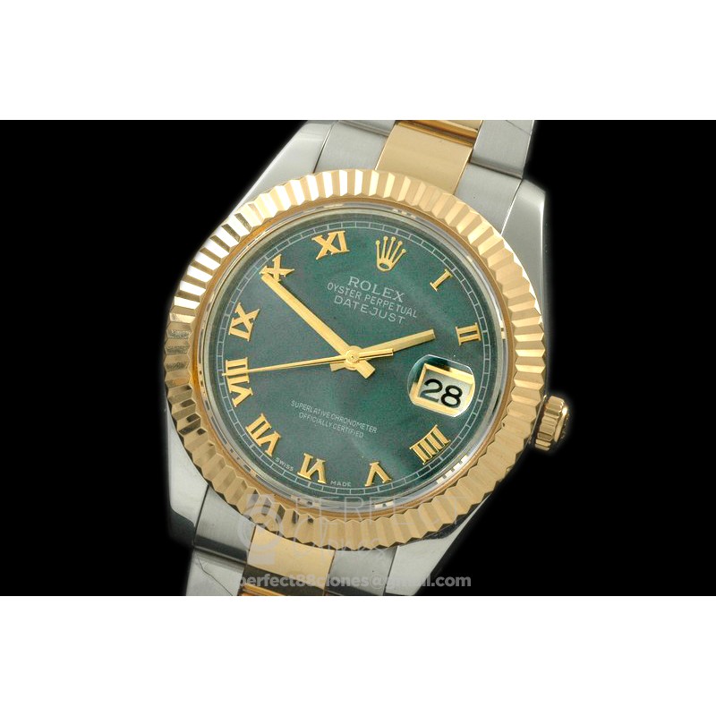 0 RL41DJ-18K-119 116333 M-Blk Roman TT Swiss 2836