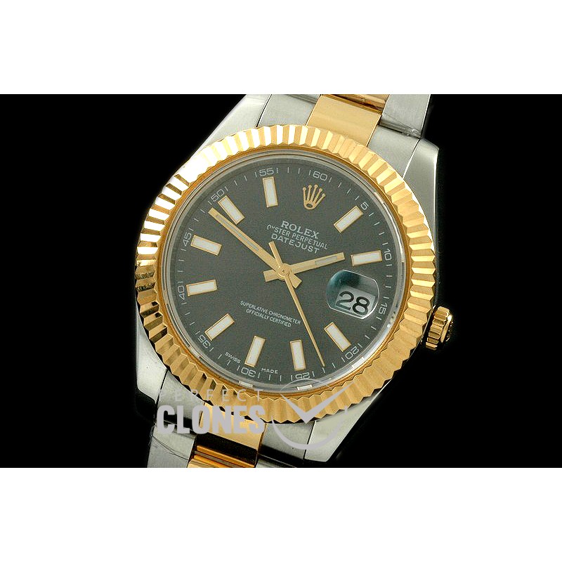 0 0 RL41DJ-18K-108 116333 Grey Stk TT Swiss 2836