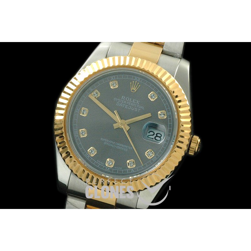 0 RL41DJ-18K-135 116333 Blue Diamond TT Swiss 2836